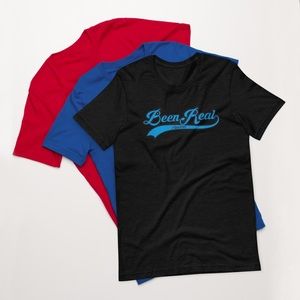 Been Real Apparel x Signature Logo Shirts x Black & Blue x BeenRealApparel.com